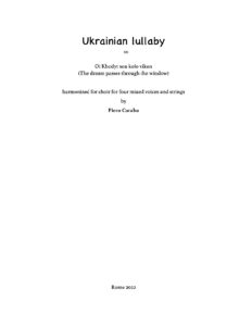 Ukrainian Lullaby for Voices and Strings