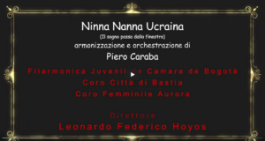 Ninna Nanna Ucraina - Elaborazione e Orchestrazione di Piero Caraba